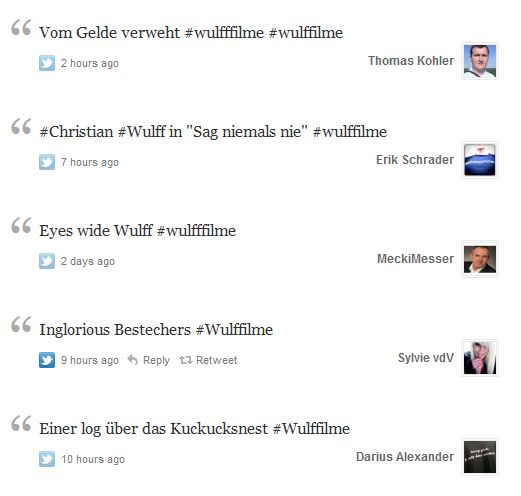 Twitter Hashtag Wulfffilme