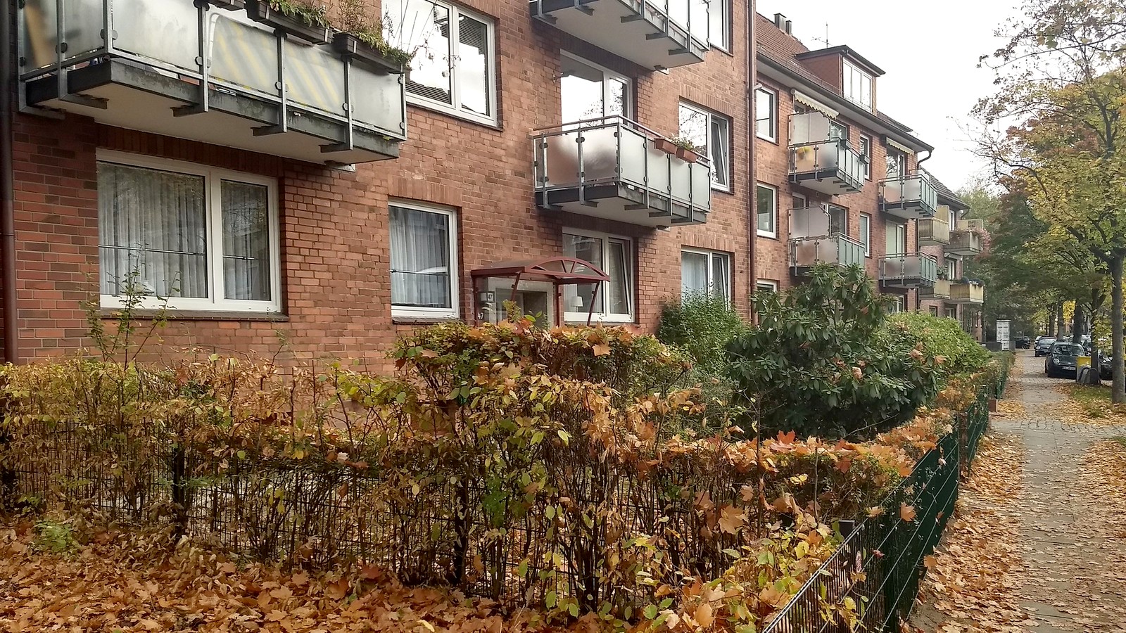 Straße im Herbst