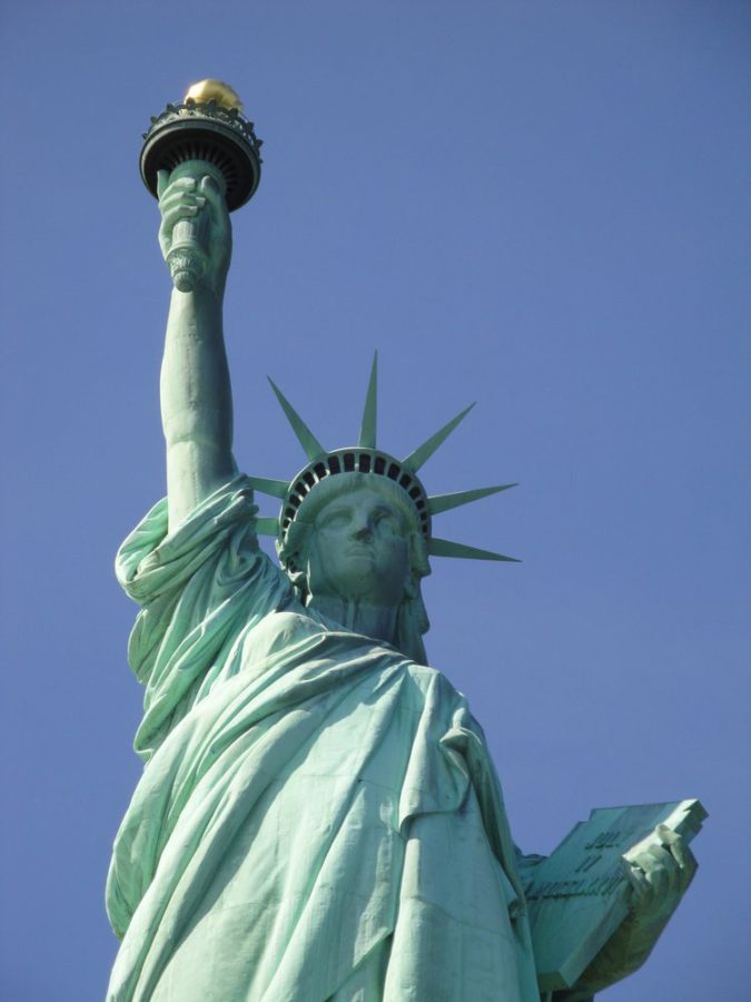 Inschrift der Freiheitsstatue New York