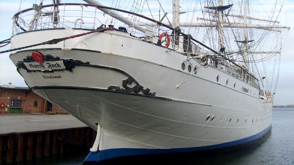 Gorch Fock: die Perspektive im Leben